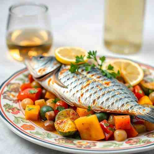 Central African Republic Grilled White Fish